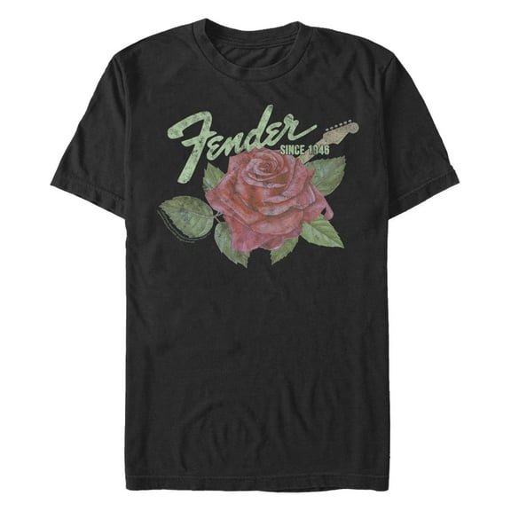 Men's Fender Rose Guitar 1946  Graphic T-Shirt