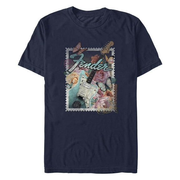 Men's Fender Stamp Electric Guitar Graphic T-Shirt
