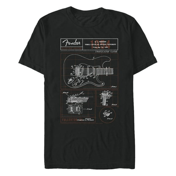 Men's Fender Stringed Instruments Graphic T-Shirt