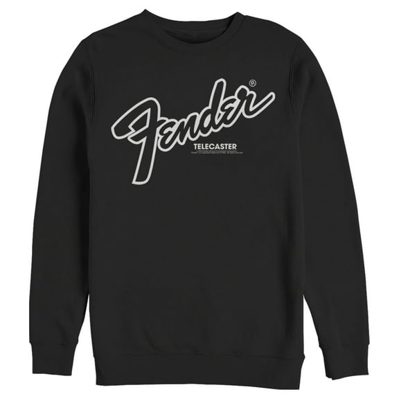 Men's Fender Telecaster Logo  Sweatshirt Black X Large