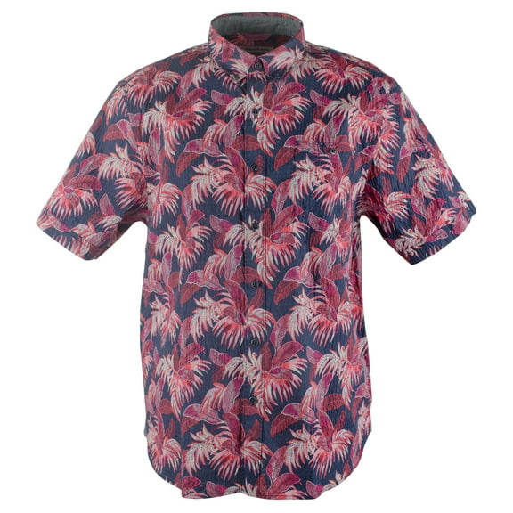 Men's Fenua Fronds Camp Shirt-OD-S