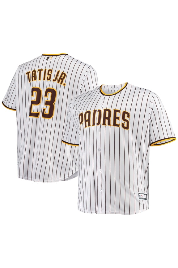 Men's Fernando Tatis Jr. White San Diego Padres Big & Tall Replica Player Jersey