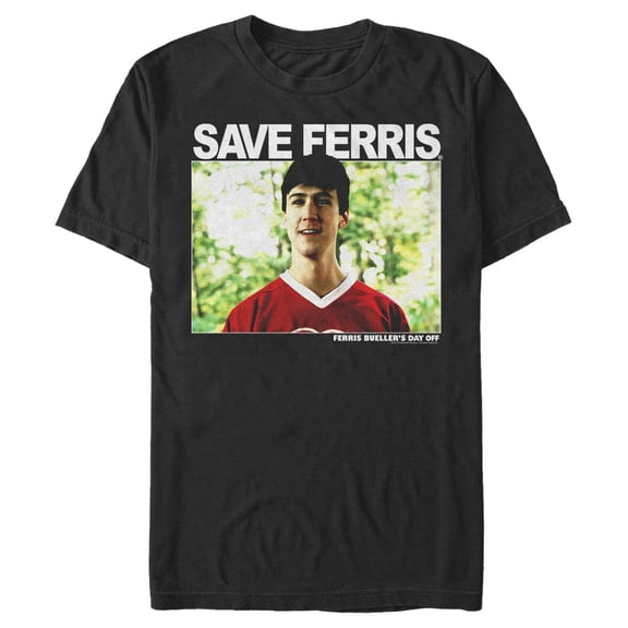 Men's Ferris Bueller's Day Off Cameron Best Friend Graphic Tee Black Medium