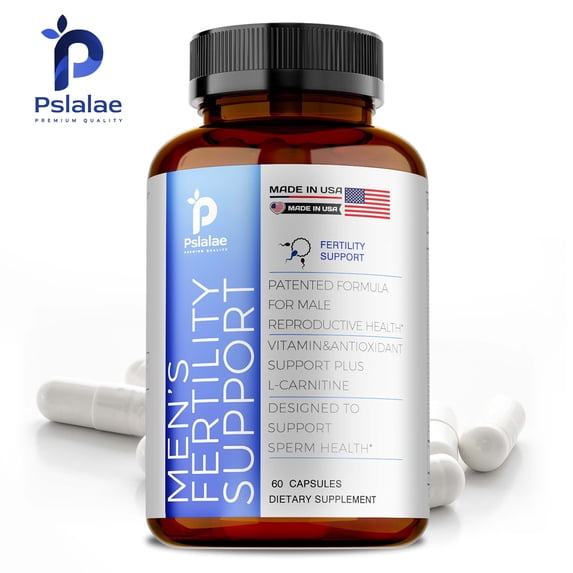 Men's Fertility Support Capsules - Supporting Men's Health and Reproductive Health - 60 Count