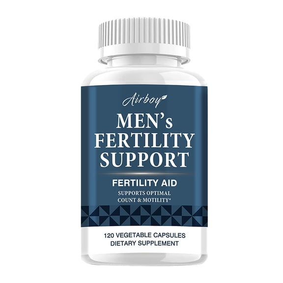 Men's Fertility Support Capsules - with Multivitamins and Minerals - Reproductive Health Support - 120 Capsules