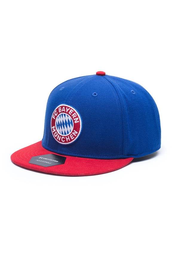 Men's Fi Collection Bayern Munich Blue/Red Team Snapback Adjustable Hat - OSFA
