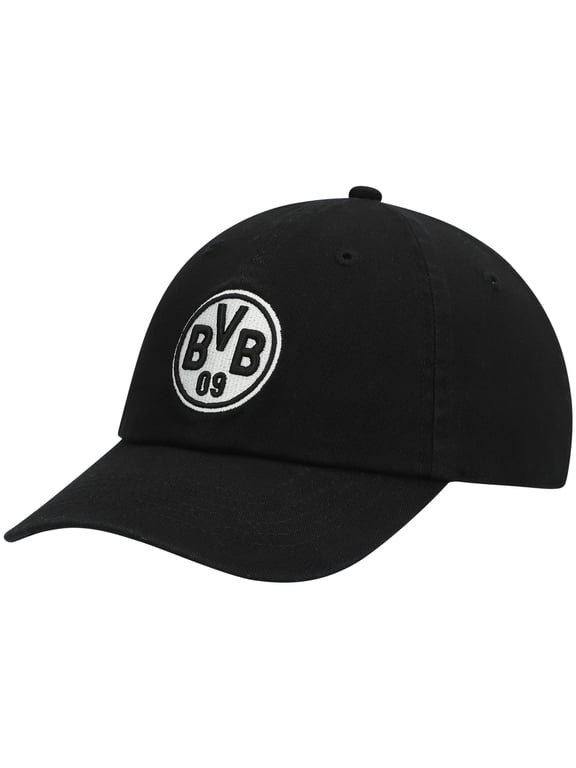 Men's Fi Collection Black Borussia Dortmund Hit Classic Adjustable Hat - OSFA