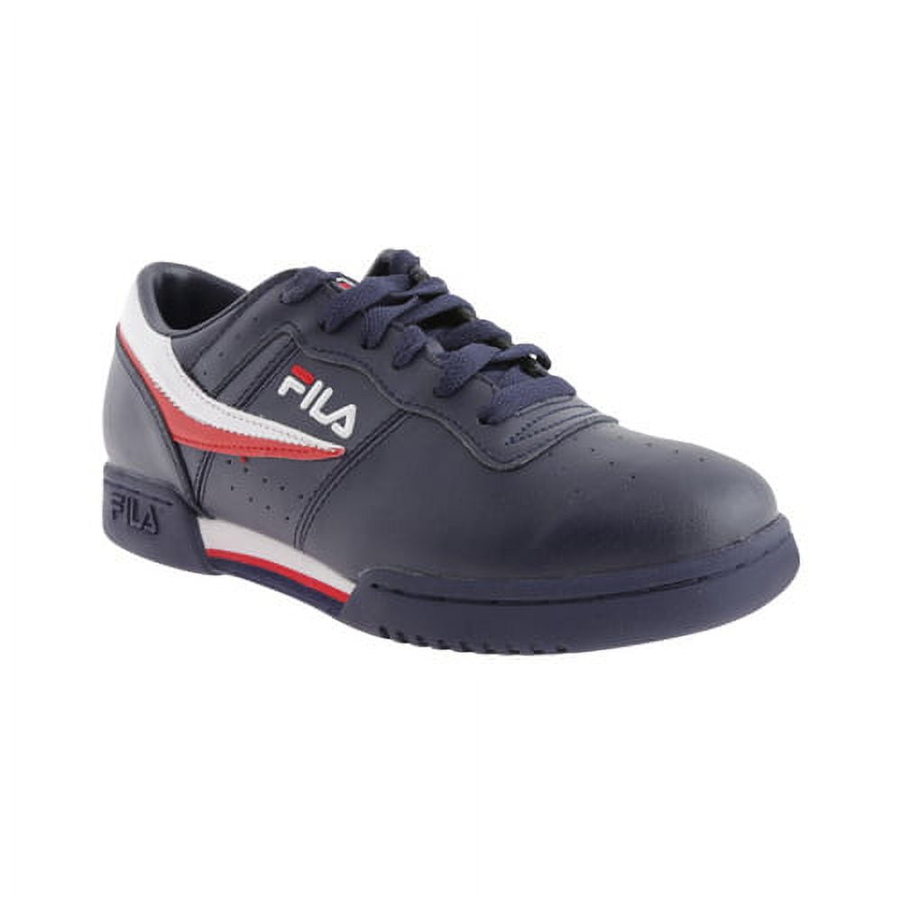 Fila Men s Original Fitness Sneaker 6.5 BLACK WHITE RED Walmart