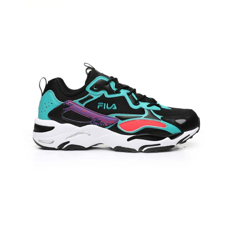 Fila ray low hot sale black