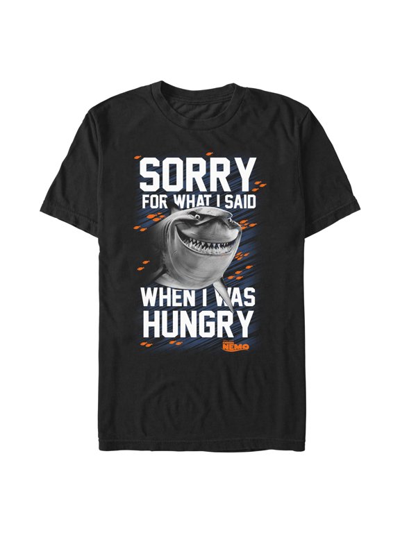 Men's Finding Nemo Bruce Sorry For Hangry Graphic T-Shirt
