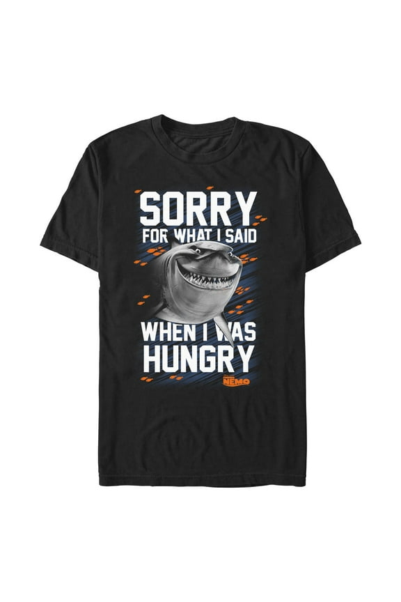 Men's Finding Nemo Bruce Sorry For Hangry Graphic T-Shirt