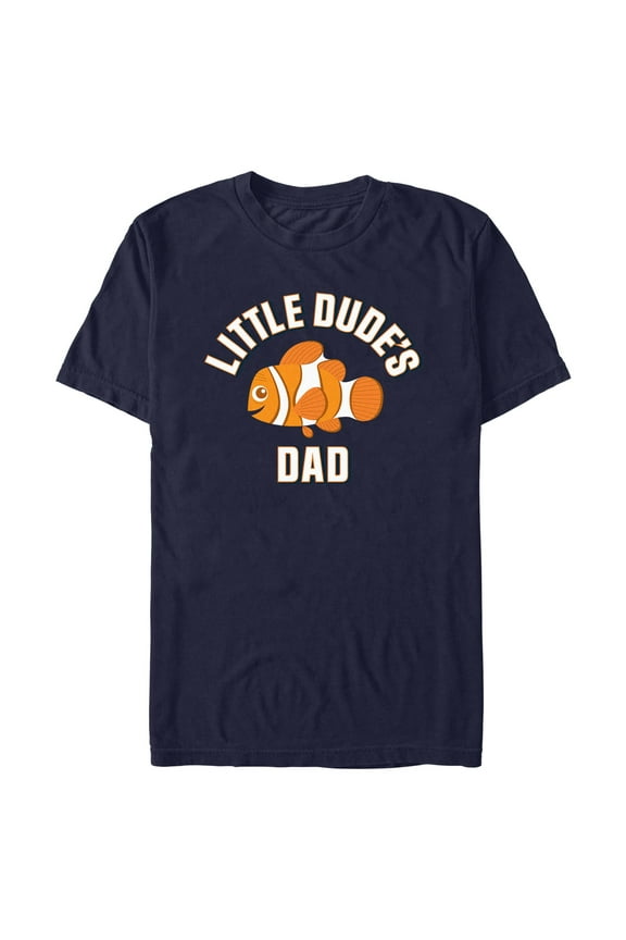 Men's Finding Nemo Little Dude’s Dad Graphic T-Shirt