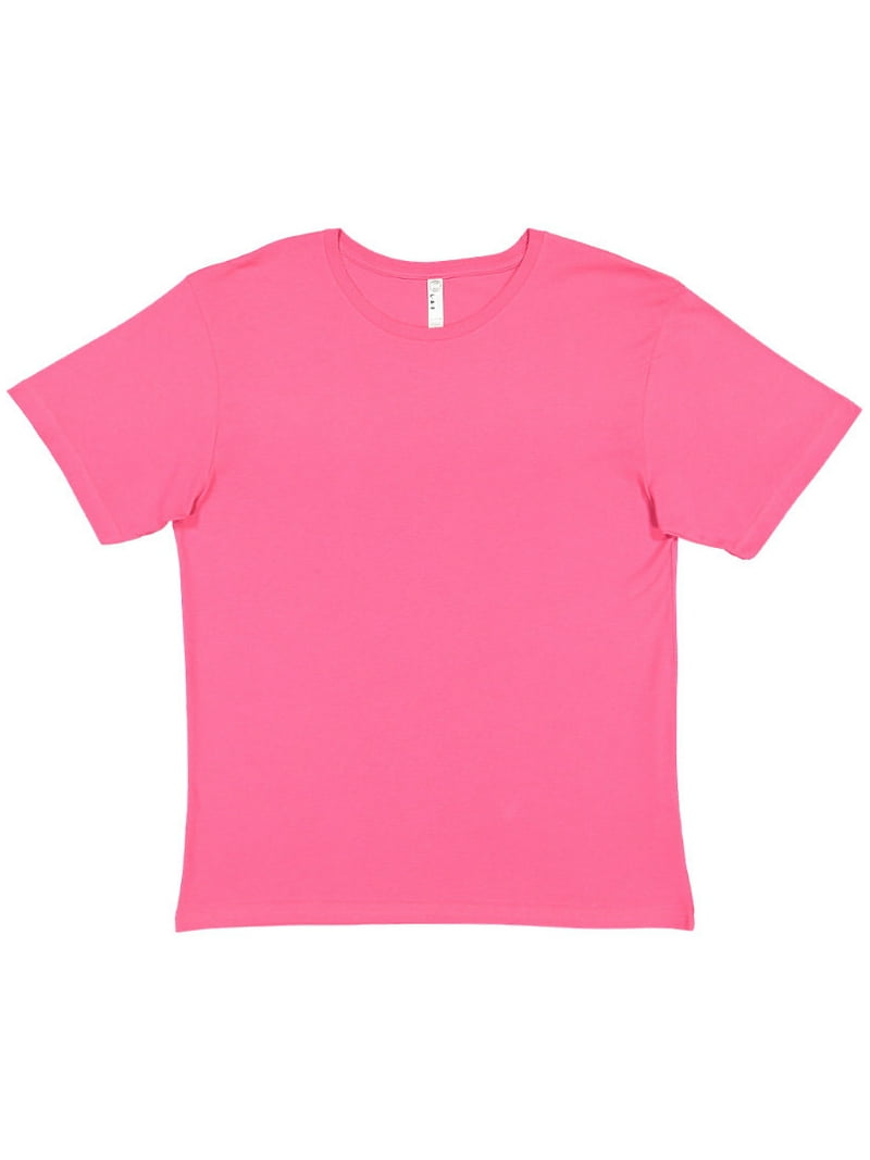 Men's 4XL Fine Jersey T-Shirt in Hot Pink - Walmart.com