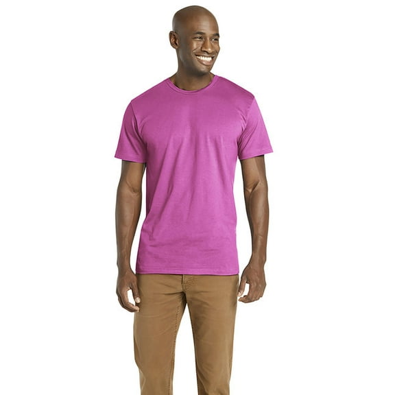 Men's Fine Jersey T-Shirt - RASPBERRY - M