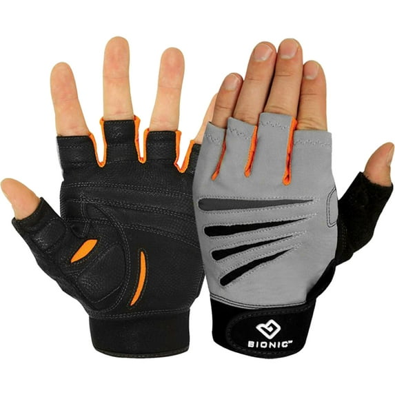 Men's Fingerless Cross Training Fitness Gloves (Pair) 2X-Large