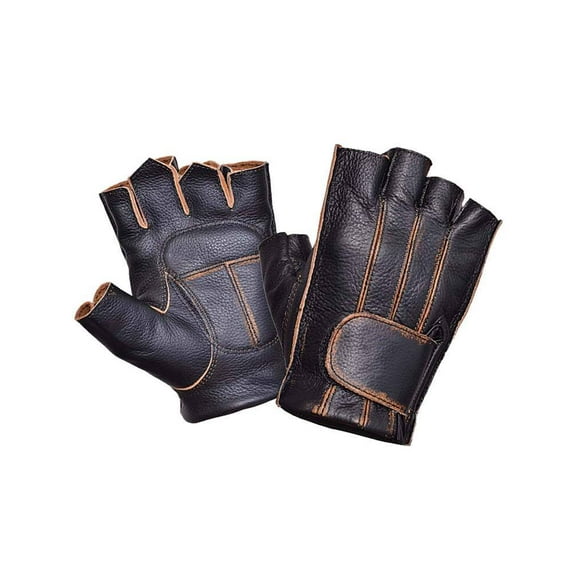 Men's Fingerless Motorcycle Gloves