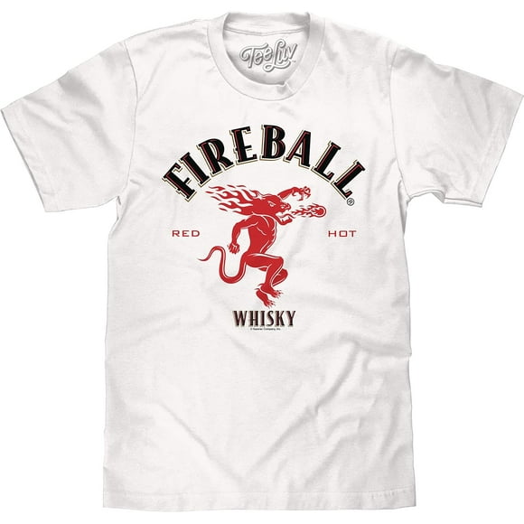 Men's Fireball Whisky Dragon Logo Shirt