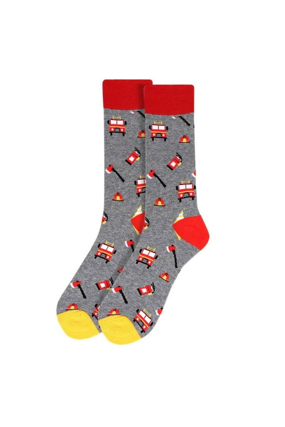 Firefighter Novelty Socks (Mens)