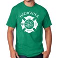 thumbnail image 1 of Men's Firefighter T-shirt, Large Kelly Green, 1 of 2