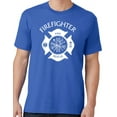thumbnail image 1 of Men's Firefighter T-shirt, Large Royal Blue, 1 of 2