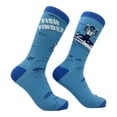 thumbnail image 1 of Men's Fish Finder Socks Funny Sarcastic Fishing Graphic Footwear, 1 of 9