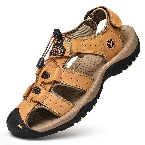 Men's Fisherman Sandals - Outdoor Hiking Sport Sandals for Summer Casual Wear