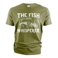 thumbnail image 1 of Men's Fishing T-shirt Funny Fishing whisperer Grandpa dad Husband Father's day outdoors tee, 1 of 6
