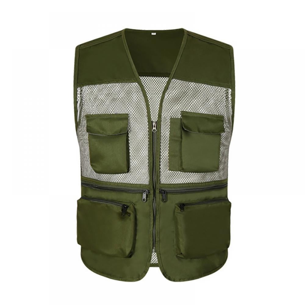 Gilet Lesté Homme Multi-poches - Coupe Ajustée, Tissu Respirant, Pour Chasse, Pêche, Safari, Voyage - 6