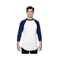 thumbnail image 1 of Men's Fishtail Bottom Baseball Jersey, Style 420A, 1 of 1