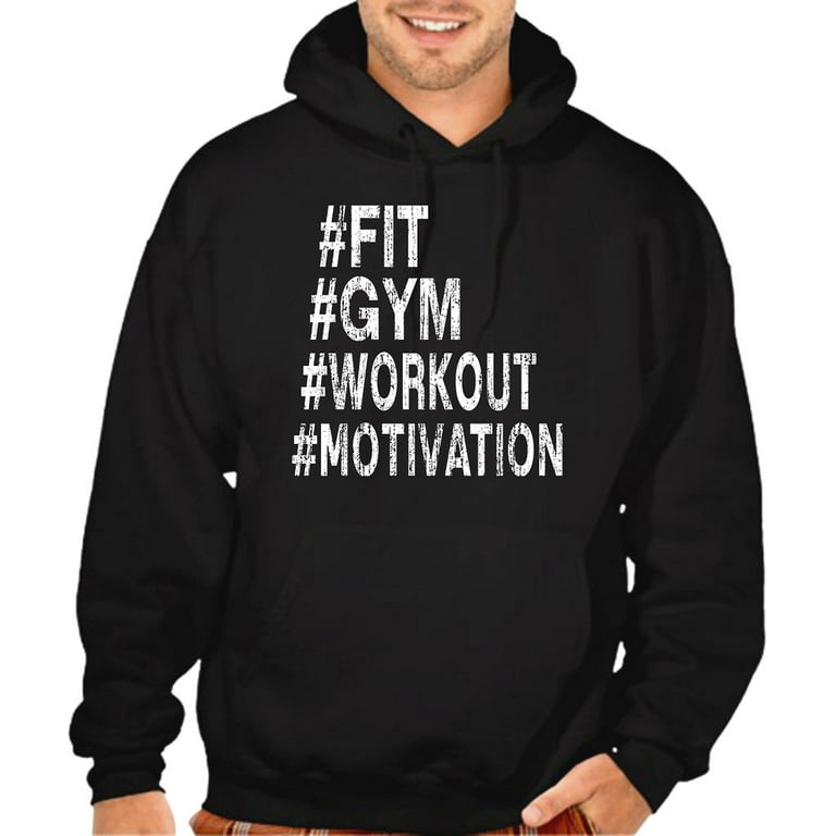 Funny Gym Gifts Men Funny Bodybuilding Fitness Gym Men's Hoodie