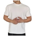 thumbnail image 1 of Men's Fitness T-Shirt with Texture Pads for Shoulder Support and Workout Short Sleeve Tee Men's Tops T-Shirt Casual Crew Neck Loose, 1 of 5