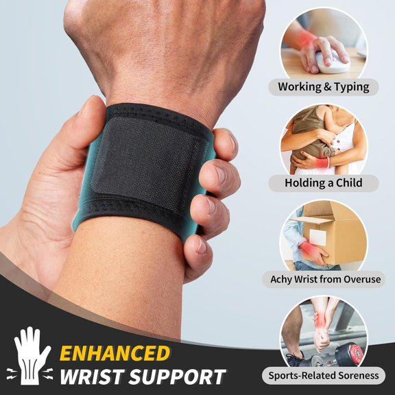 Men's Fitness Wristband - Special elastic compression wristband to assist strength training and bench press, prevent sprains, suitable for gym use