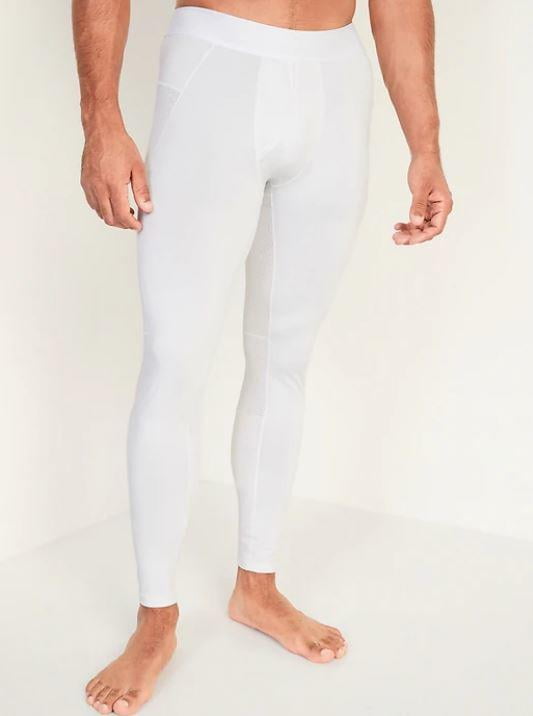 Men's Fitted Tights - All in Motion White XL