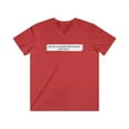 thumbnail image 1 of Men's Fitted V-Neck Short Sleeve Tee T-Shirt Funny says T-Shirts, 1 of 2