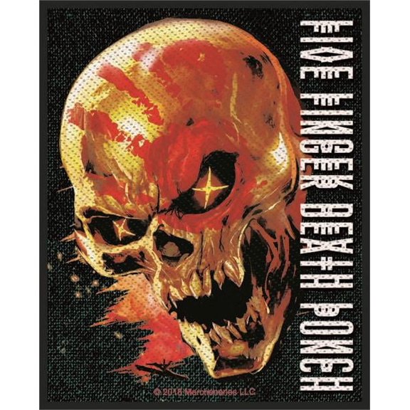 Men's Five Finger Death Punch And Justice Fo None Woven Patch