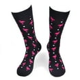 thumbnail image 1 of Men's Flamingos Novelty Socks, 1 of 3