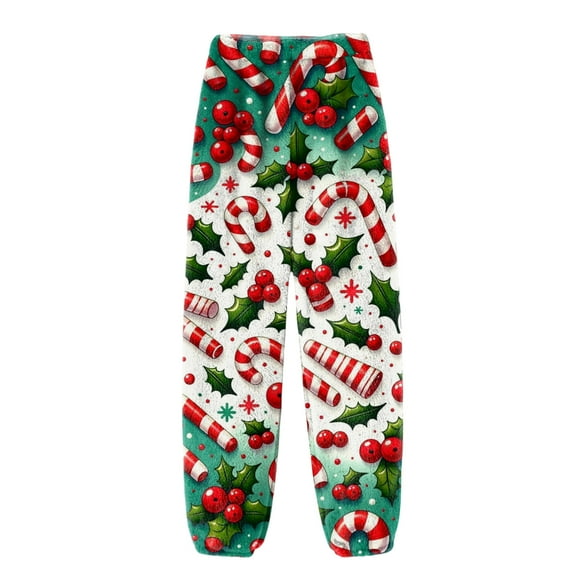 Men's Flannel Casual Pants with Pockets, Printed Design Home Sleeping Trousers for Cozy Lounge Wear, Indoor Comfort and Relaxing at Home,Gold,S