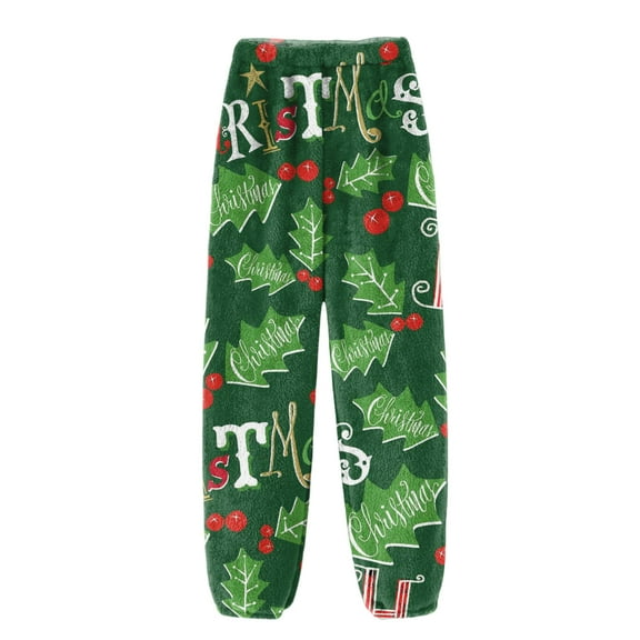 Men's Flannel Casual Pants with Pockets, Printed Design Home Sleeping Trousers for Cozy Lounge Wear, Indoor Comfort and Relaxing at Home,Yellow,S