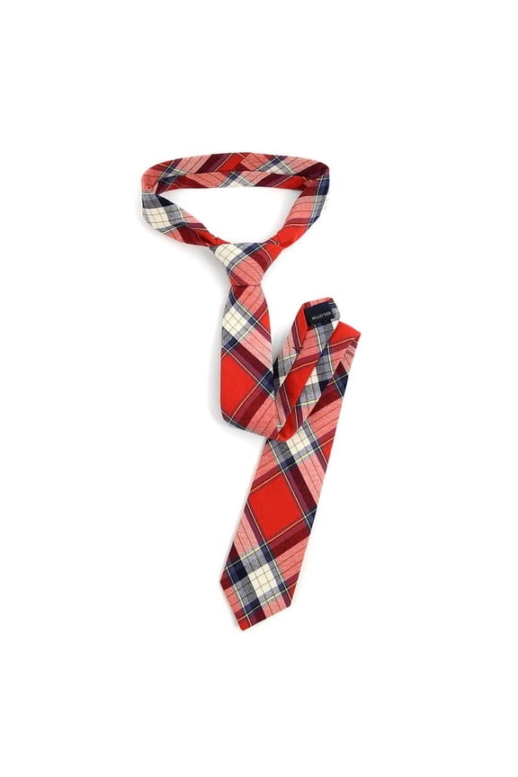 Men's Flannel Plaid Slim Tie