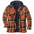 thumbnail image 1 of Men's Flannel Shirt Coat Quilted with Polyfill Insulated, 1 of 8