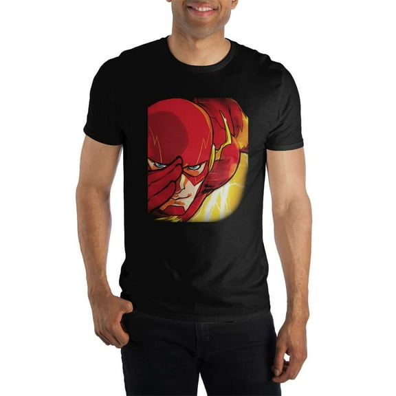 Men's Flash Face DC Comics Shirt-3XL