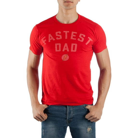 Men's Flash Fastest Dad Shirt-Medium