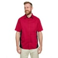 thumbnail image 1 of Men's Flash IL Colorblock Short Sleeve Shirt RED/ BLACK 6XL, 1 of 3