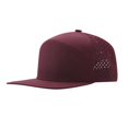 thumbnail image 1 of Men's Flat Brim Baseball Cap - Adjustable Snapback Hat - 90% Polyamide 10% Spandex, Perforated Design, Sun Protection for Outdoor Activities, 1 of 2