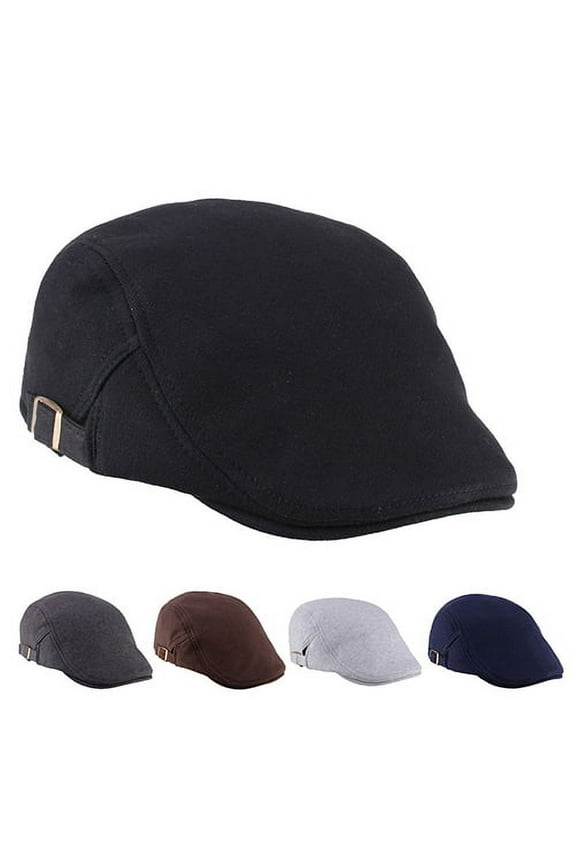 Men's Flat Cap Gatsby Newsboy Lvy Irish Hats Driving Cabbie Hunting Cap