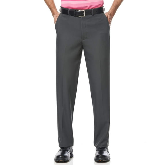 Men's Flat Front Golf Pants with Expandable Waistband