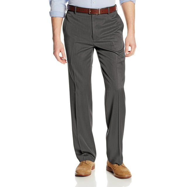 Men's Flat Front Ultimate Traveler Dress Pants - Walmart.com