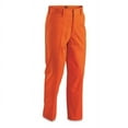thumbnail image 1 of Men's Flat Front Work Pants 100% Cotton, Orange, 1 of 2