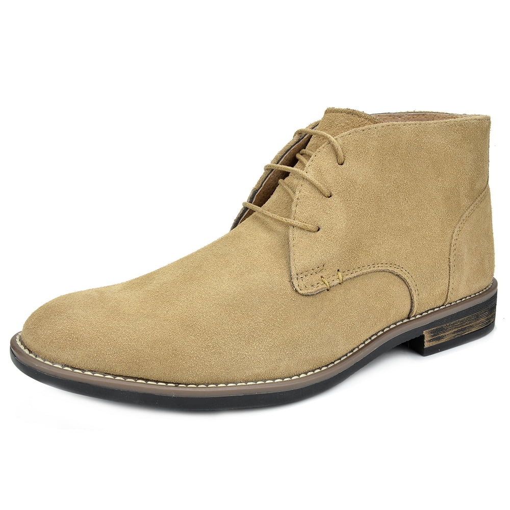 TruClothing Men's Chukka Desert Boots - Suede Ankle Boots, Lace-Up, Casual/Dressy, Rugged Rubber Outsole