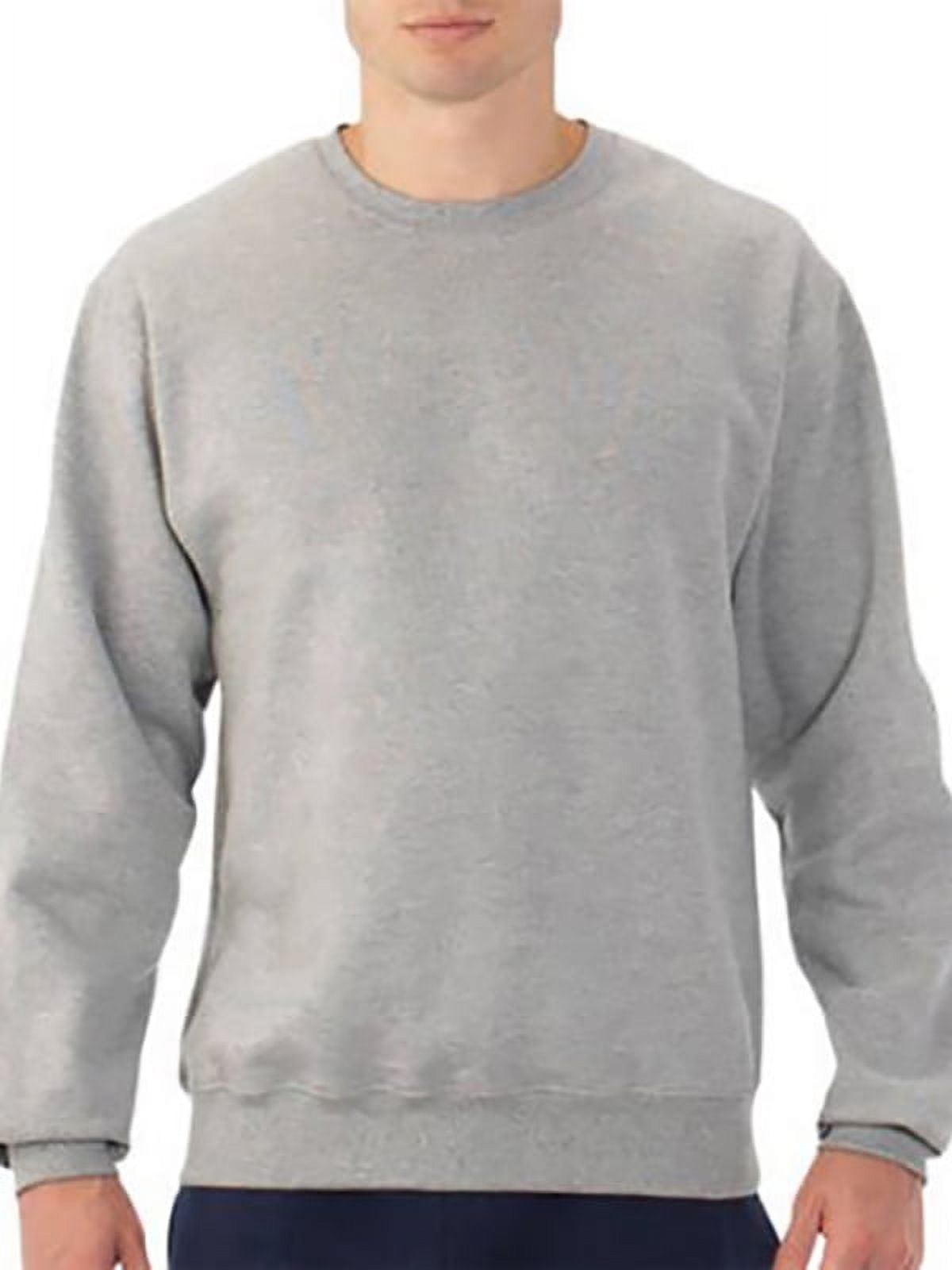 fruit of the loom mens fleece crew sweatshirt Walmart